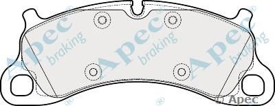 APEC BRAKING pad1947 -  Комплект тормозных колодок, дисковый тормоз
